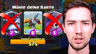 Nur SCHLECHTESTE KARTEN wählen! 😨 (F2P Account)