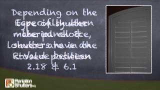 Energy Efficient Shutters info by Plantation Shutters .org