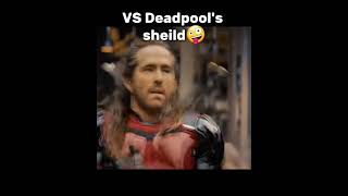 Other superhero's sheild V/S Deadpool's sheild🤪| #marvel #deadpool