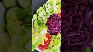 Salad decoration for a very beautiful and simple party #short video