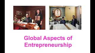 Global Aspects of Entrepreneurship