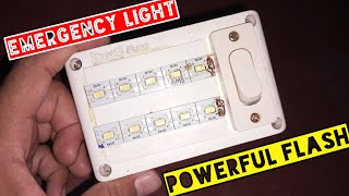 How to Make a Rechargeable LED Emergency Light #electronic #diy #light #led #flash #lion  #battery