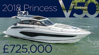 2018 Princess Yacht V50 'Supine' (For Sale in UK)