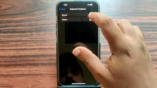 how to turn on keyboard sound on iphone 15 pro max
