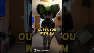 DON'T MESS WITH MY BIG OL BAPPERS #comedy #furry #furries #furryfandom #fursuit #fursona #skits