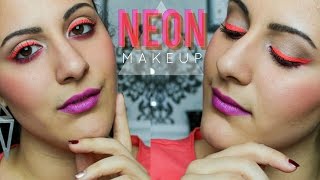 Coachella Inspired | NEON & FLUO Makeup Tutorial