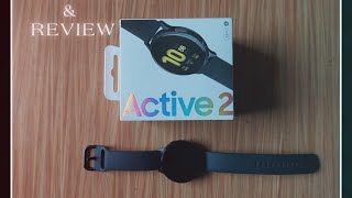 SAMSUNG Galaxy Watch Active 2 Aluminium Smartwatch (Black Strap, Regular) Unboxing