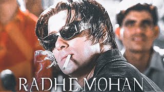 RADHE MOHAN ATTITUDE STATUS | SALMAN KHAN WHATSAPP STATUS | Alight Motion free preset?