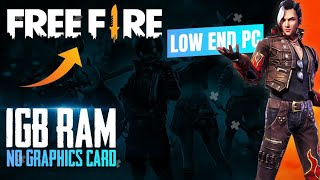 BEST EMULATOR FOR FREE FIRE LOW END PC - 1GB RAM  NO GRAPHICS CARD - No Lag - 2022