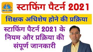 स्टाफिंग पैटर्न क्या है || Staffing Pattern Process  2021 || विद्यालय में पद कम या ज्यादा हुए क्या