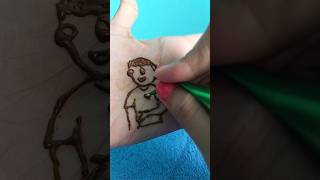 BOY henna😲 #shortsviral #trending #shorts #henna #creative #mehandi #viralvideo  #youtubeshorts 😎👩‍🎨