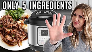 Easy 5 Ingredient Meals Made in the Instant Pot!