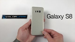 Samsung Galaxy S8 Skin Installation