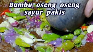 cara buat bumbu oseng oseng sayur pakis campur kecambah #sayurpakis