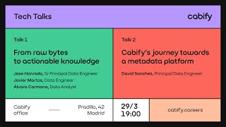 Cabify Tech Talks 1, Data Day