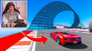 I Won A GTA Online Race With A Steering Wheel!