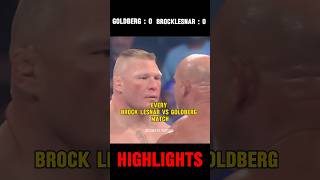 Every Brock Lesnar Vs Goldbreg Match🔥| Highlights | Brock Lesnar Mass Edit Status