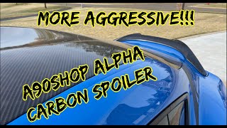 A90 Shop Alpha Carbon Spoiler ::  More aggessive!!