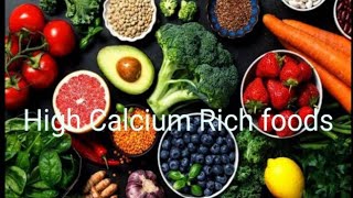 Calcium rich foods for bones