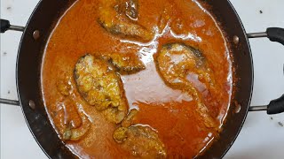 fish curry in coconut gravy || how to make fish curry||fish curry in telugu