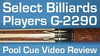 Players G-2290 Pool Cue Video Review by Select Billiards