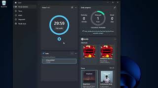 Focus Sessions in the Windows 11 Clock app