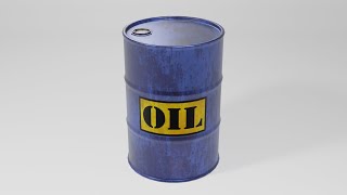 Oil Drum 3D Model