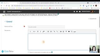 Crear Foros en Moodle