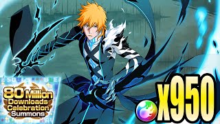 Bleach Brave Souls: 80 Million Downloads Celebration Summons - 950 Orbs