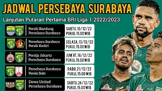 Jadwal Persebaya Liga 1 2022 - Persib vs Persebaya, Persija vs Persebaya, Persik vs Persebaya