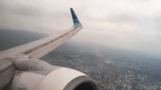 Garuda Indonesia Boeing 737-800 GA139 Take-off from Pangkalpinang