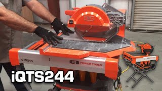 iQTS244 Dry-Cut Dustless Tile Saw in Action