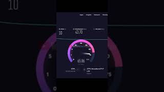 Gtpl fiber 40 Mbps speed test #shorts