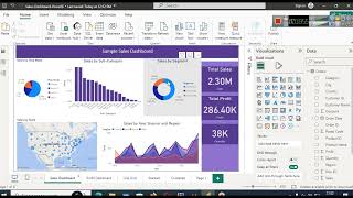 Power BI  - Hindi Class - Bar, Column, Stacked Bar Charts