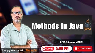 19.1 Methods in java | Method Signature | Concrete Methods Vs Abstract Methods | Happy Coding