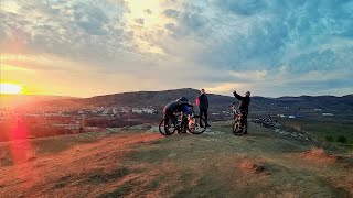 Sunday Cycling with cross bike