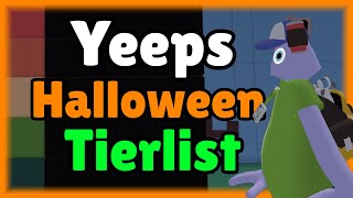 Yeeps Halloween item Tierlist!