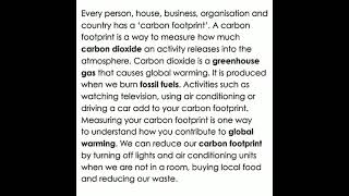 carbon footprint #global warming