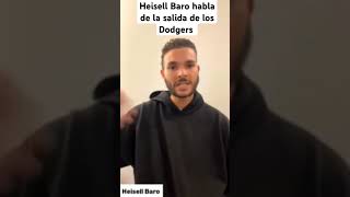 Heisell Baro cuenta como los #Dodgers le dieron release #beisbolcubano #mlb #heisellbaro