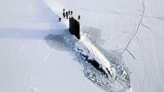 US Navy Nuclear Submarine Cracks Polar Ice