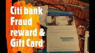 Citi bank Credit card Reward fraud