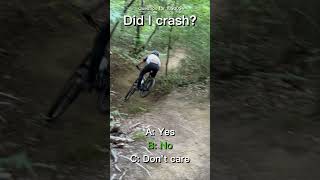 Did you win 10000$? #bike #mtb #crash