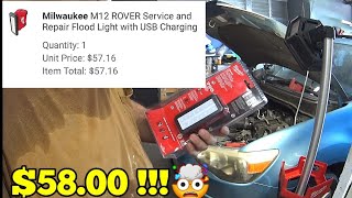 Milwaukee M12 ROVER luz de trabajo reparación con USB Modelo 2367-20