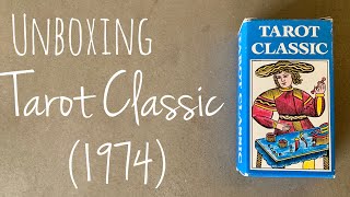 Unboxing & Walkthrough of 1974 Tarot Classic (Tarot de Marseille)