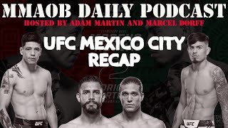 UFC Mexico: Moreno vs. Royval 2 Recap MMAOB Daily Podcast For February 26th