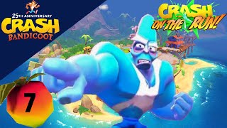 Crash Bandicoot: on the run play through | Frosty N. Brio gets heated