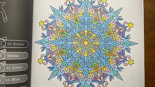 Color and Chat | 50 Winter Mandalas | Adult Coloring