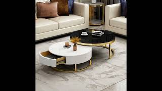 Bold & Beautiful Minimalist Center Table Set... For more details please do whats app on 9084513569