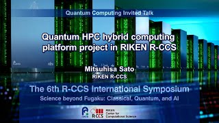 "Quantum HPC hybrid computing platform project in RIKEN R-CCS"