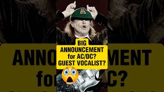 AC/DC Rumor! New Vocalist? #acdc #angusyoung #brianjohnson